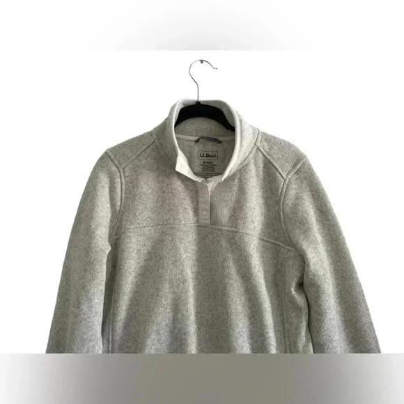 Women's L.L.Bean Sweater Fleece Pullover Size M - Picture 2 of 11